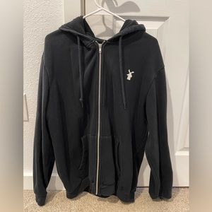 Black Dutch bros zip up jacket
